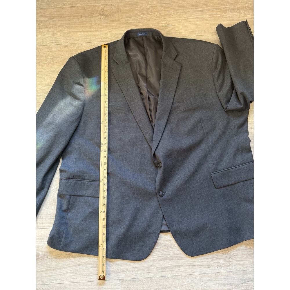 Stafford 60R Gray All Season Blazer Jacket Sport Suit Coat Wool Travel Big Tall - Picture 10 of 11